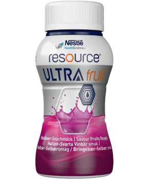 resource ultra fruit hallon svarta vinbar 200ml