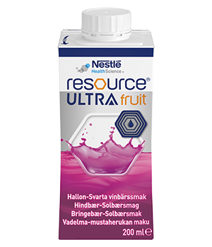 resource ultra fruit hallon svarta vinbar 200ml