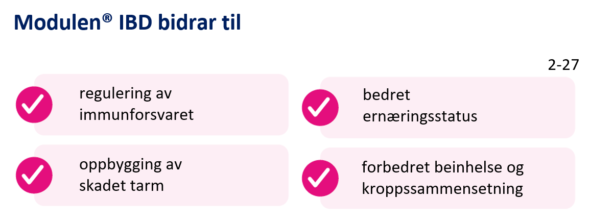 Modulen® IBD bidrar til